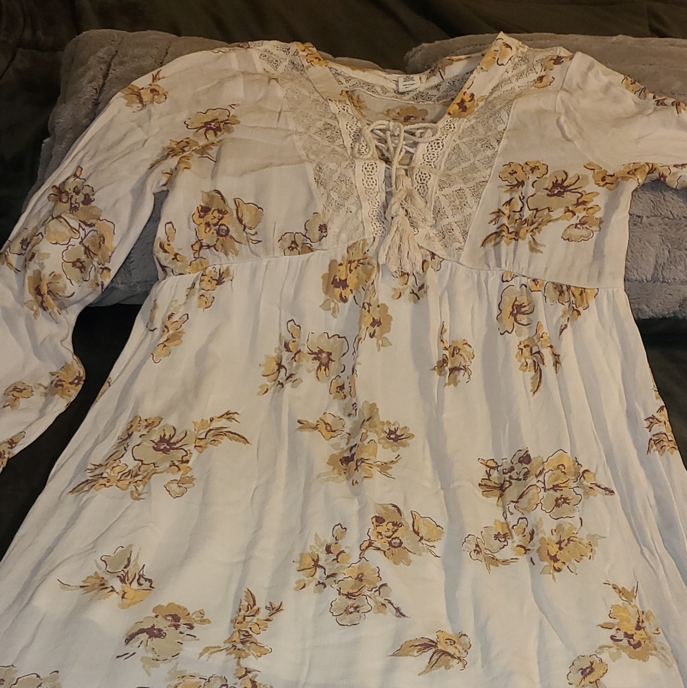 Long floral dress